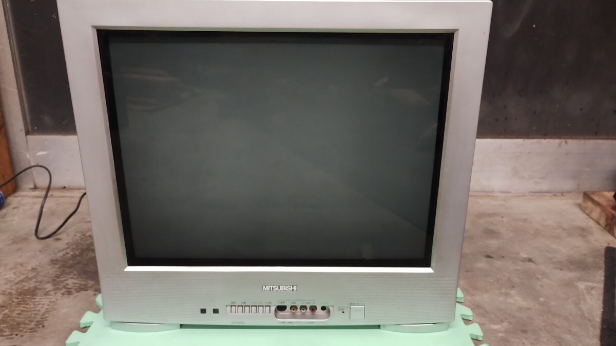 Yahoo!オークション - 三菱 21型 ブラウン管テレビ 形式21T-D103 年式2
