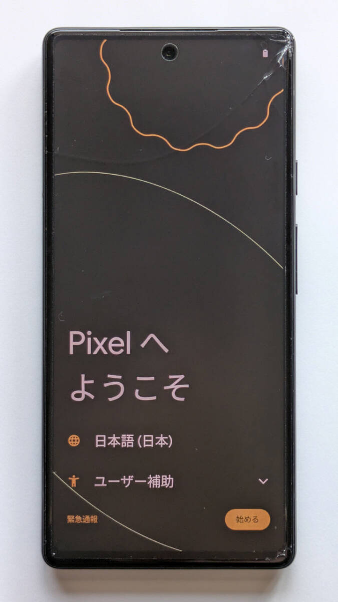 Google Pixel6a 画面割れジャンク チャコール ジャンク Google Pixel6a