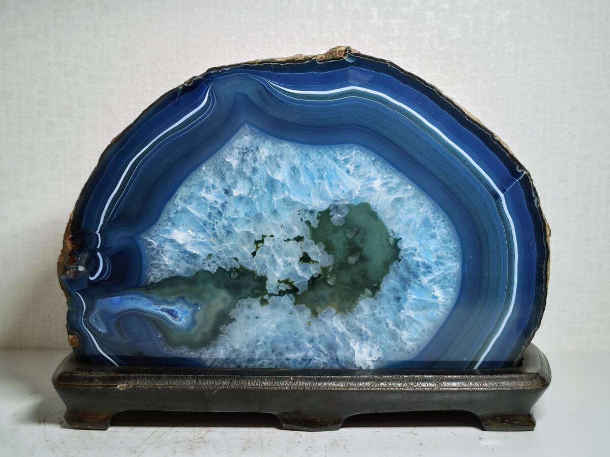 メノウ ジオード 晶洞 瑪瑙 アゲート 水晶 原石 鑑賞石 17kg 882 瑪瑙