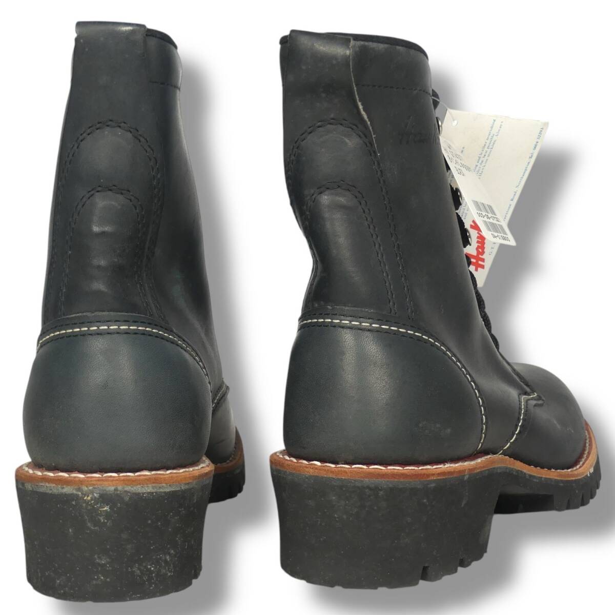 即決 HAWKINS 未使用 26cm レザーワークブーツ ホーキンス ロガー