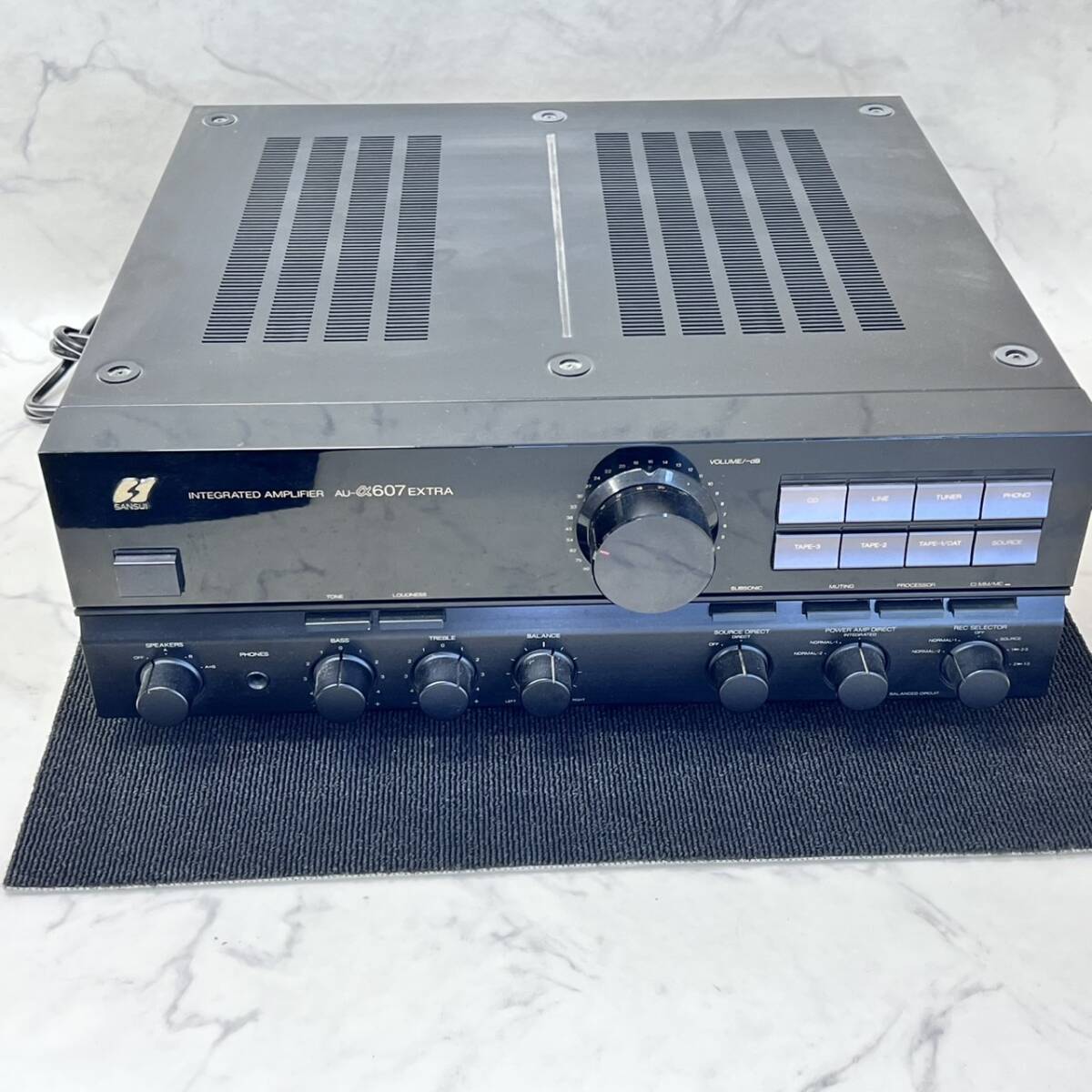 Sansui AU-α607プリメインアンプ ブラック 美品 動作確認OK サンスイ
