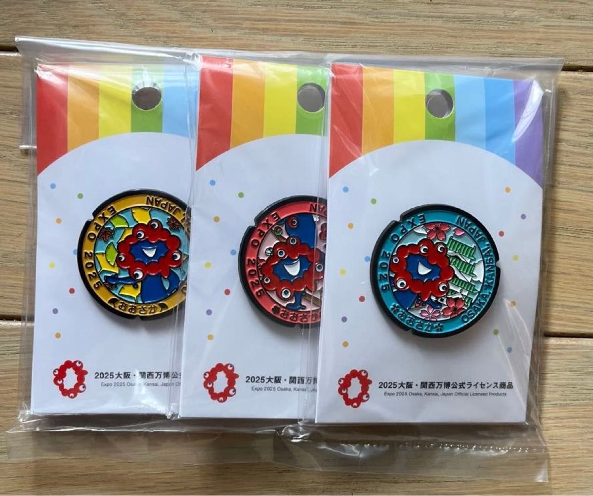 関係者入手・限定デザイン】スペイン館スロベニア館ピンバッジ大阪万博