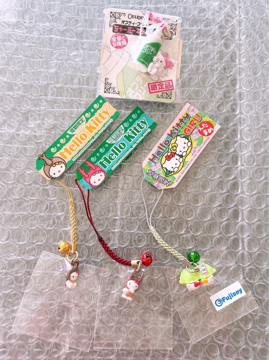 激レア 廃盤 限定品 コラボ ハローキティ 根付ストラップ ご当地キティ
