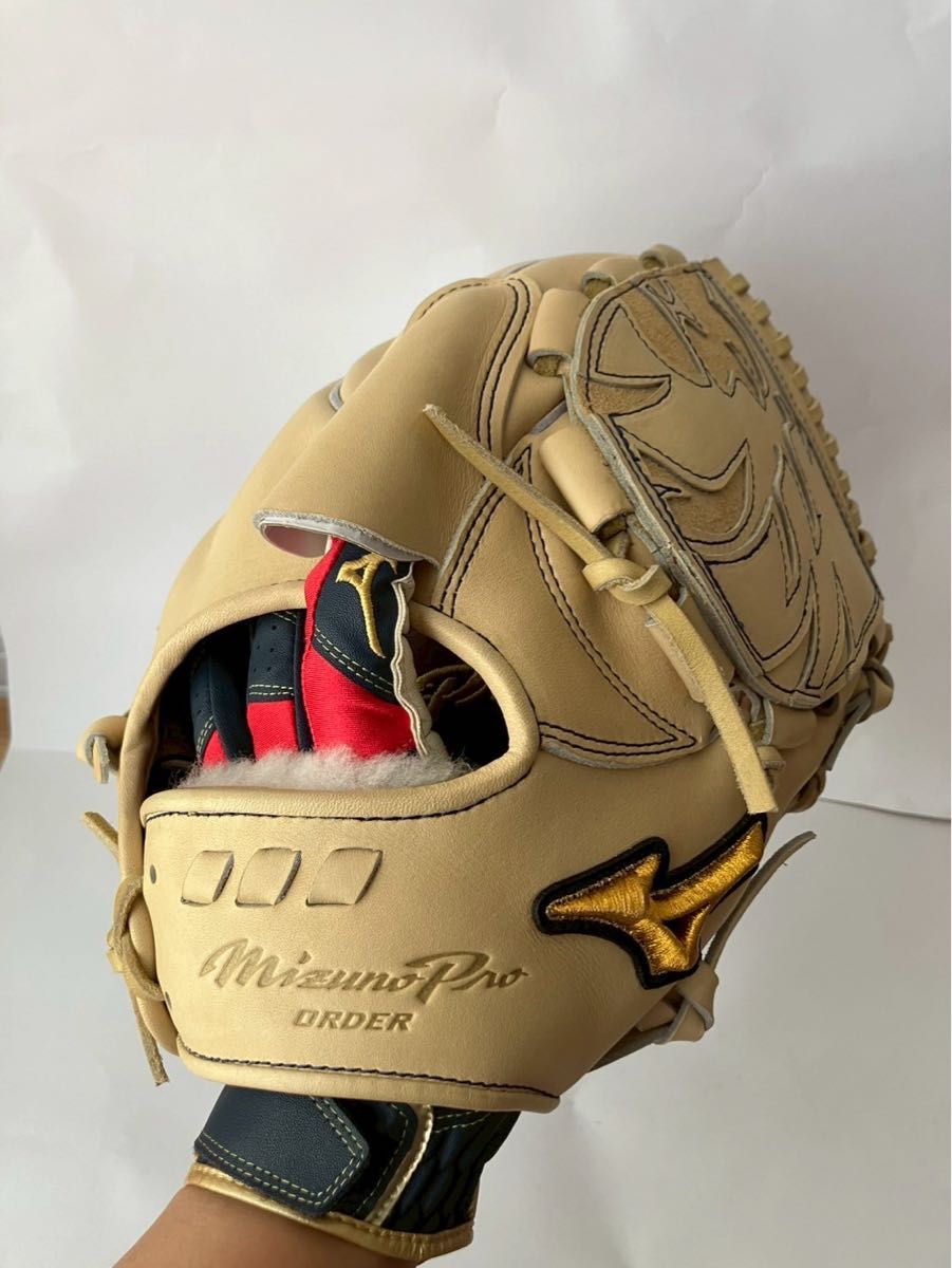 ミズノプロ 硬式 オーダー HAGA 耕作 投手用 定価71 500円 グローブ