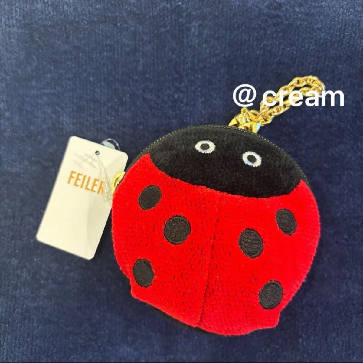 フェイラーFEILER テントウムシ チャームポーチ 銀座本店限定 10周年