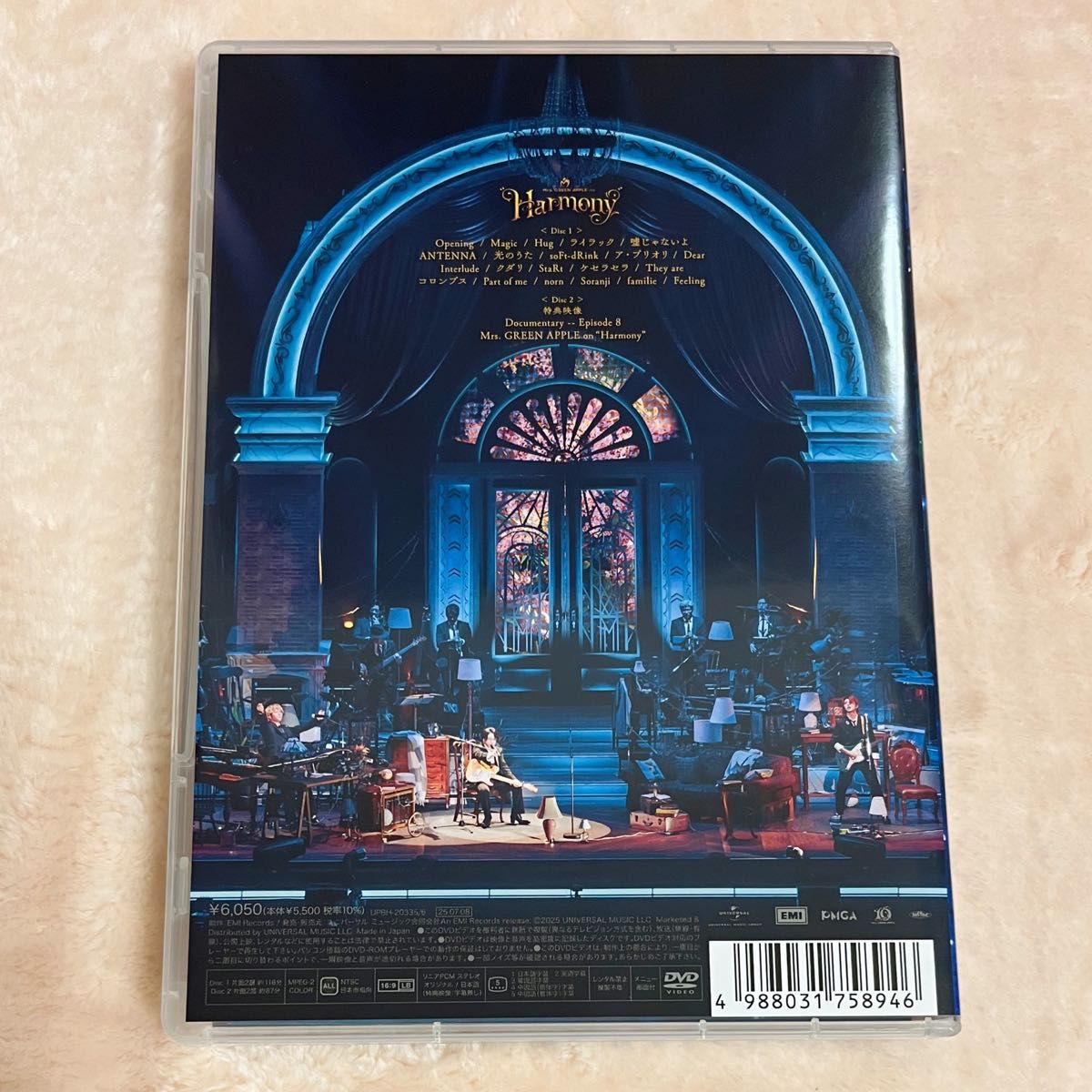 Mrs GREEN APPLE on Harmony〈DVD2枚組〉ライブDVD ミセスグリーン