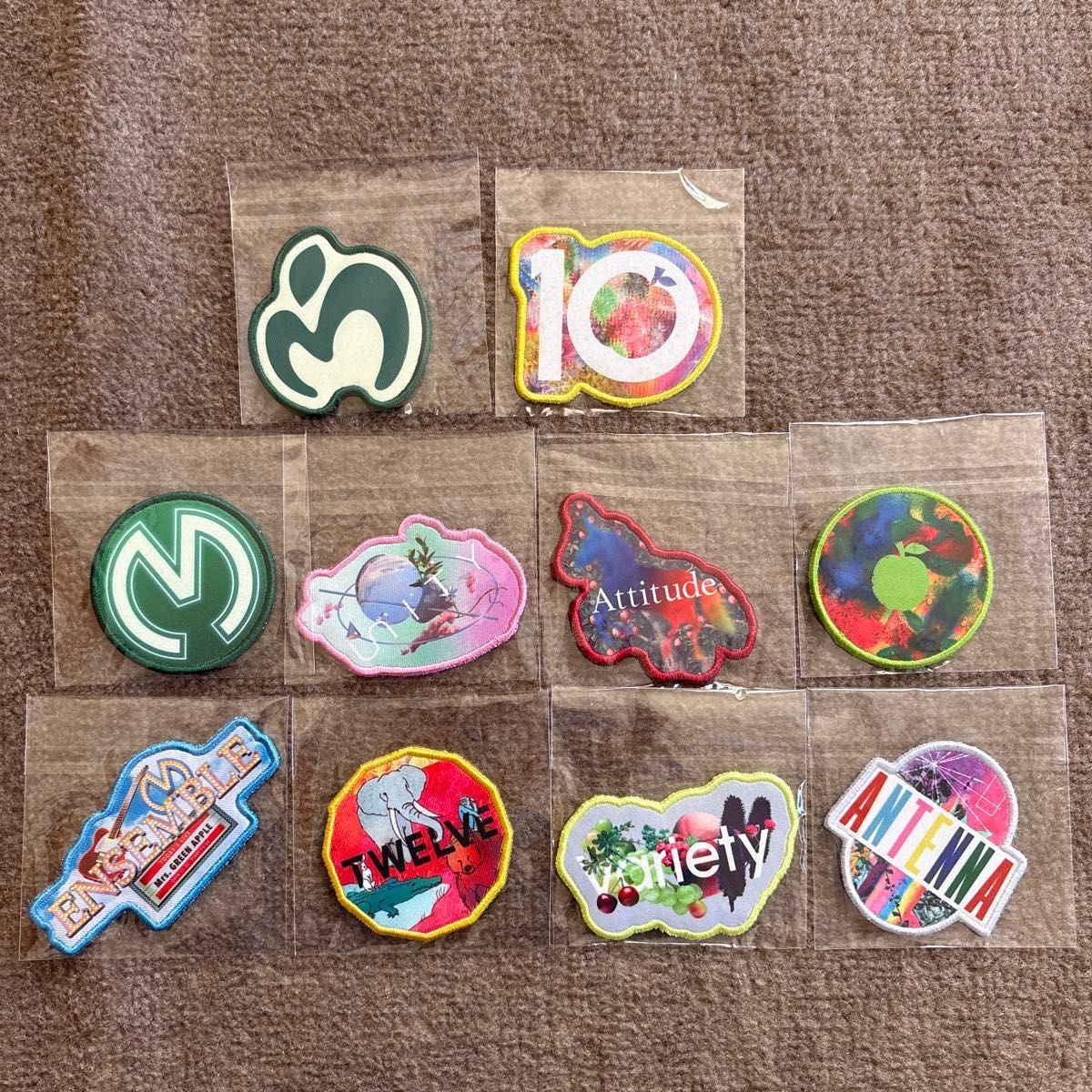 Mrs GREEN APPLE 10 ゲームシャツワッペン 全10種｜Yahoo!フリマ（旧