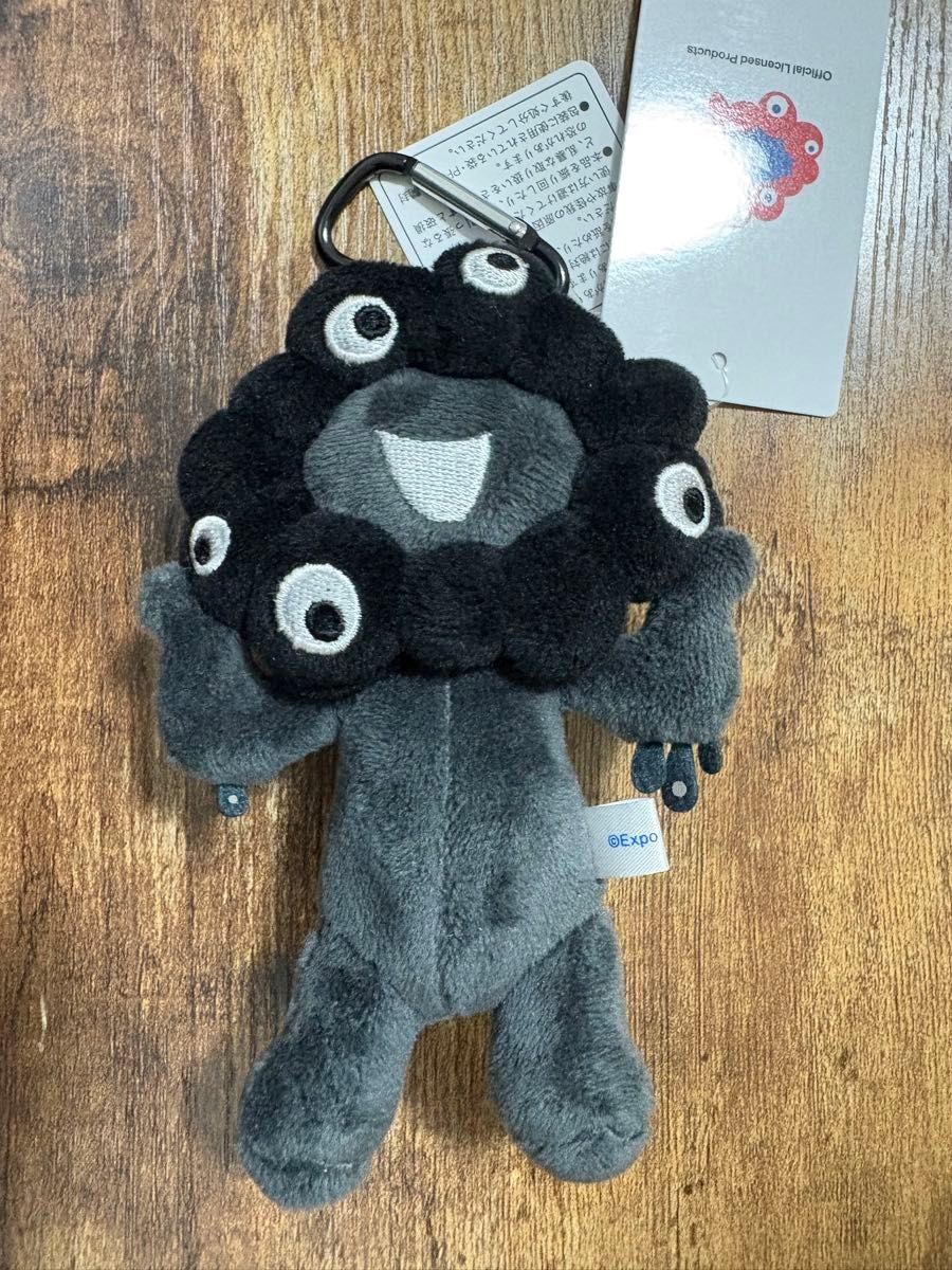 大阪関西万博 EXPO2025 ミャクミャク 黒 ブラック カラビナ付き