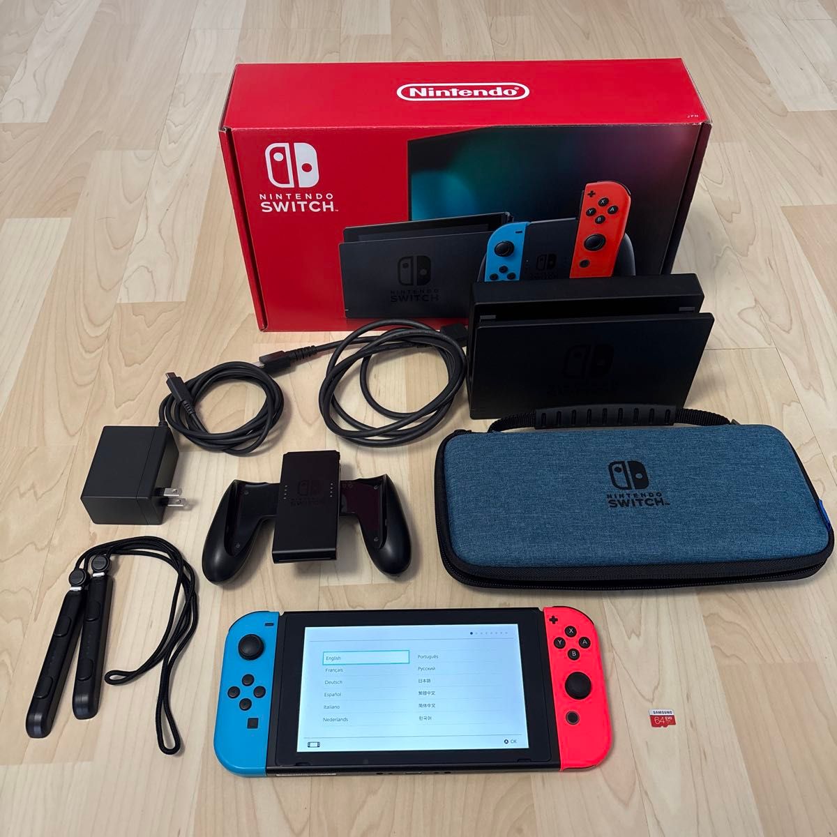 Nintendo Switch HAC-001(-01)本体 おまけSDカード/ケース付｜Yahoo