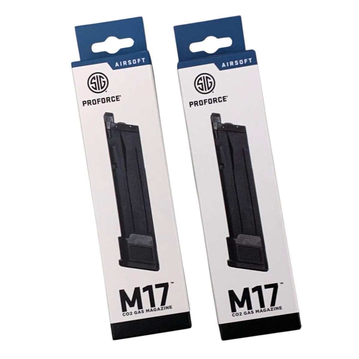 シグ 2本 BK SIG SAUER ProForce M17 CO2 GBB CO2ガスガン用 マガジン