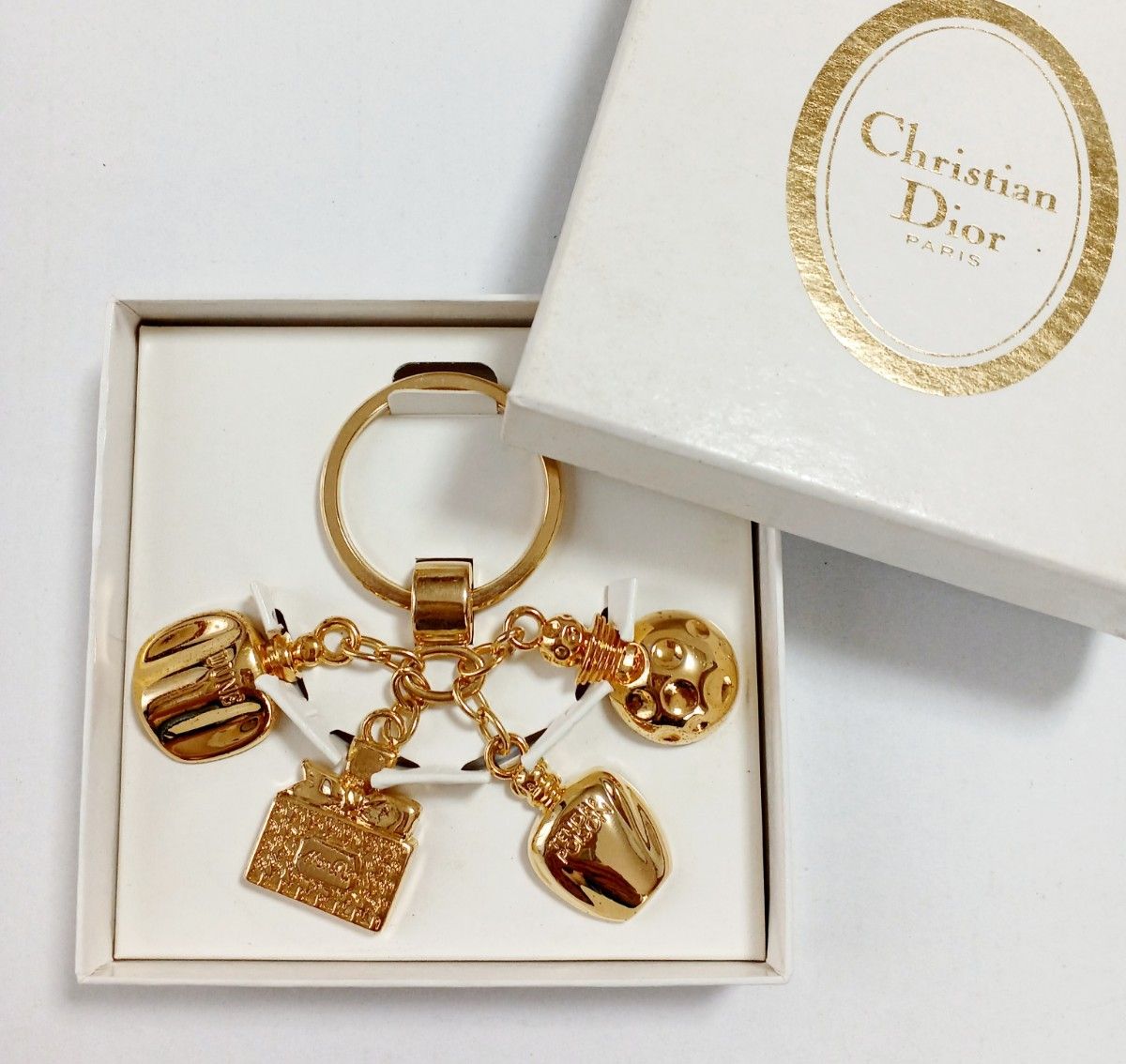 Christian Dior キーホルダー キーリング チャーム 香水モチーフ