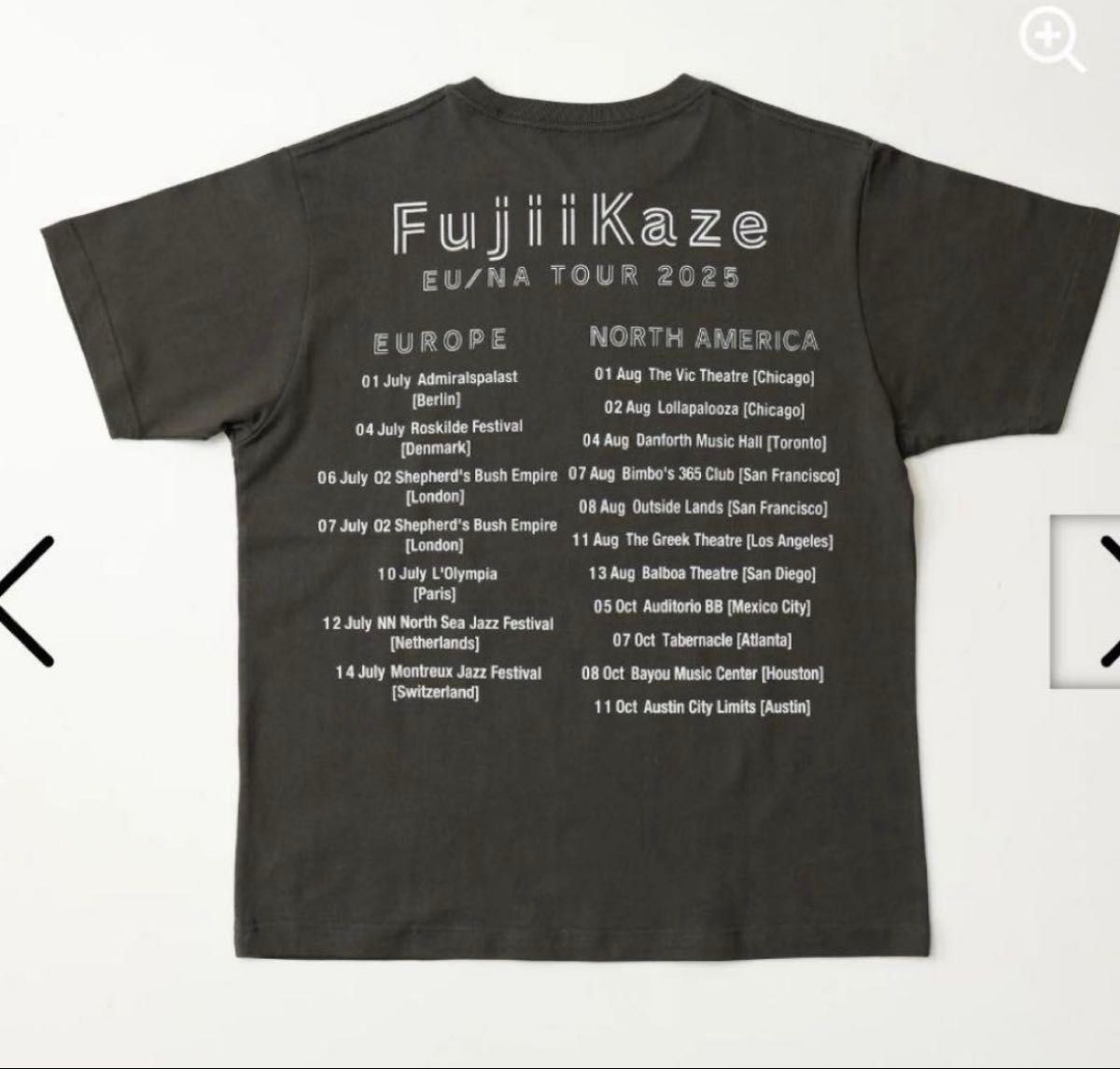 藤井風 ドリンク Tシャツ TOUR 2025 size L｜Yahoo!フリマ（旧PayPay
