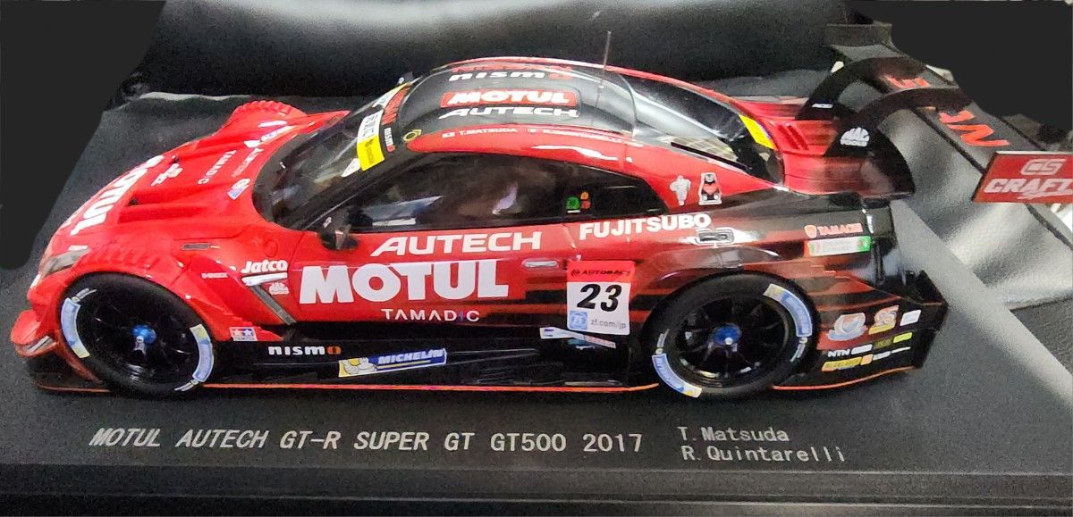 EBBRO 1/18 SUPER GT GT500 2017 MOTUL AUTECH GT-R #23｜Yahoo!フリマ