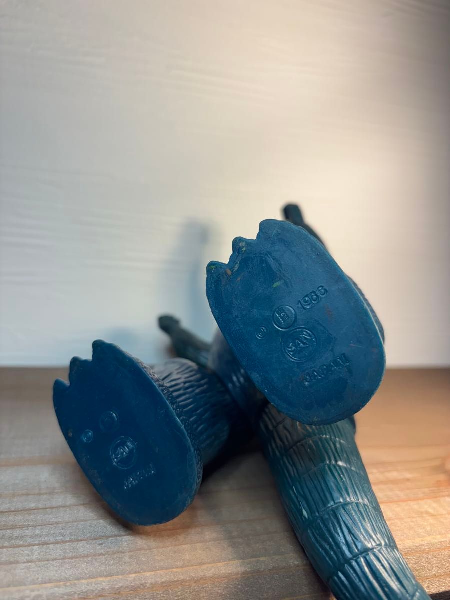 両足刻印 マルサン ゴジラ 当時物 ソフビ ブルマァク 怪獣 Godzilla