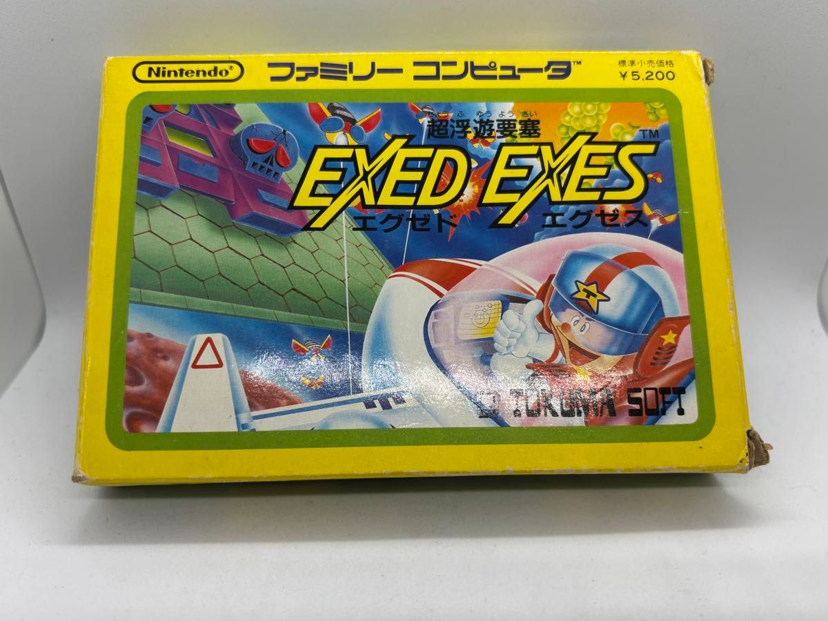超浮遊要塞 エグゼドエグゼス ファミコンソフト 箱説付き｜Yahoo