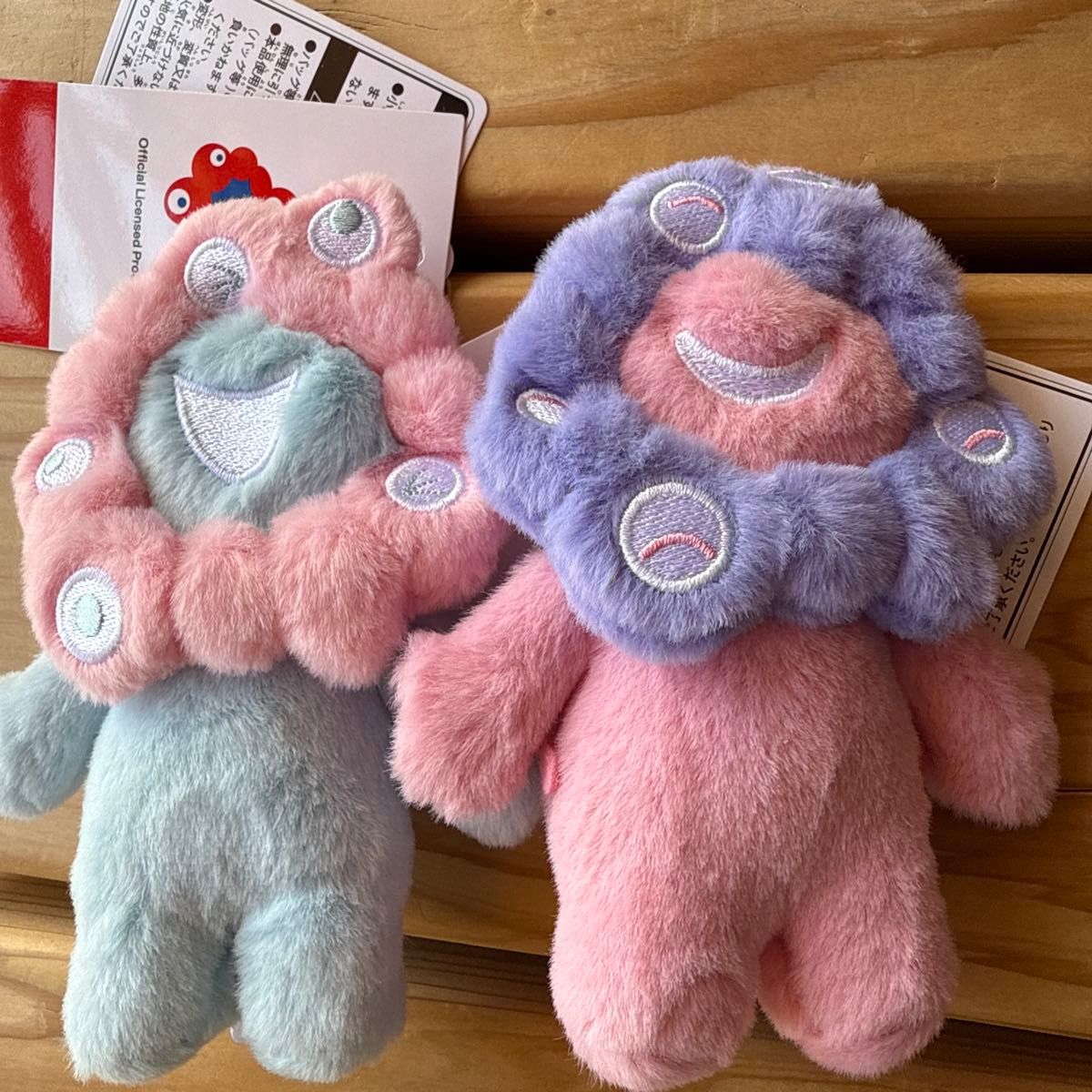 万博 ミャクミャク パステルカラー ぬいぐるみ キーホルダー パステル