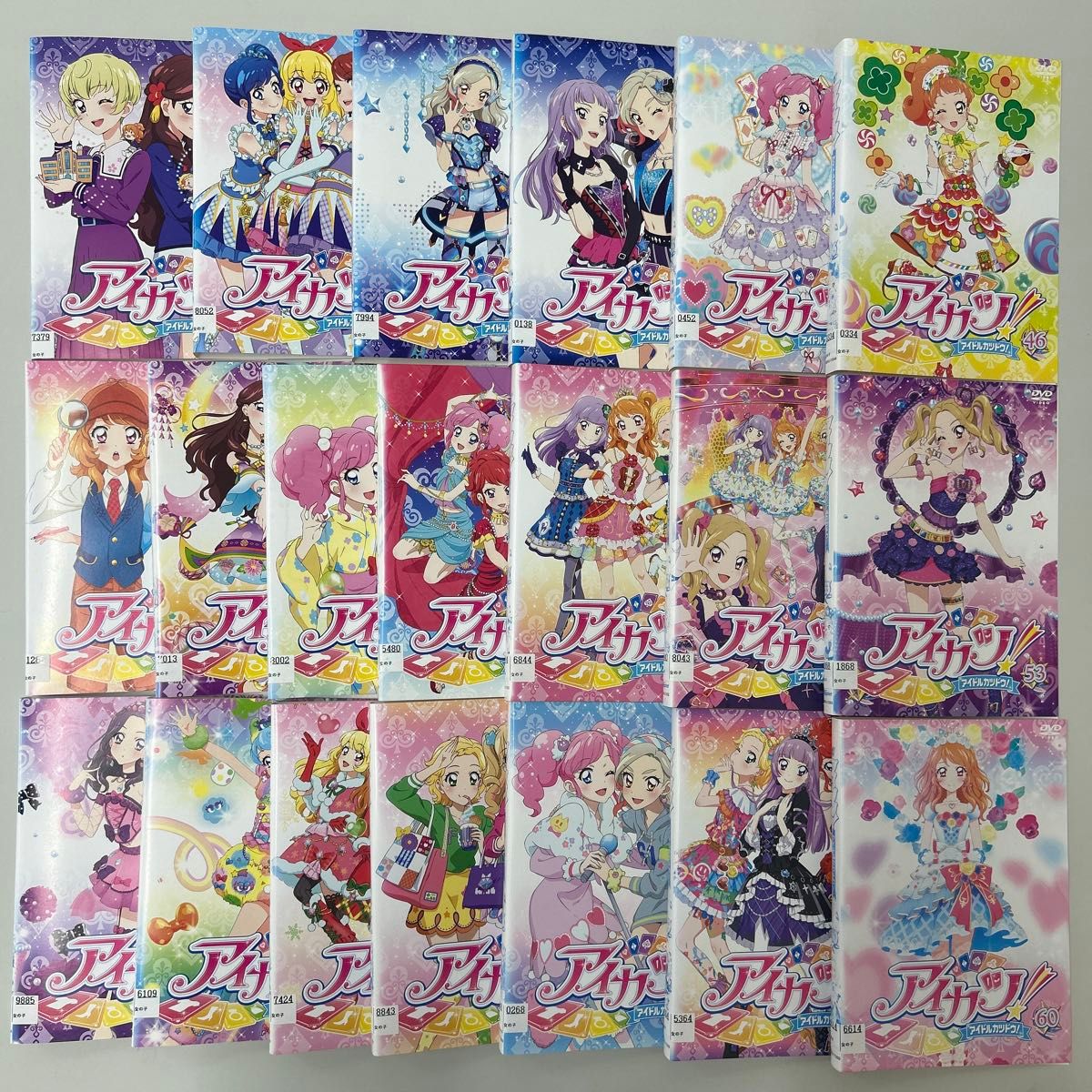アイカツ DVD 1期 2期 3期 全60巻 全巻セット レンタル落ち｜Yahoo