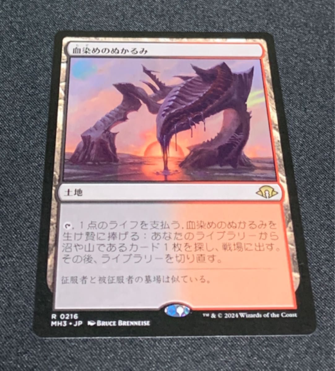 MTG 血染めのぬかるみ foil 3枚 MTG 血染めのぬかるみ foil 3枚 日