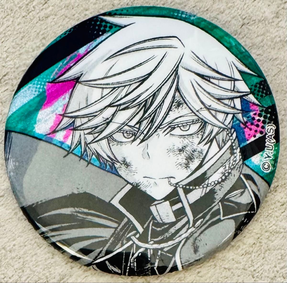 桃源暗鬼 premium shop グリッター缶バッジ 等々力颯 プレショ