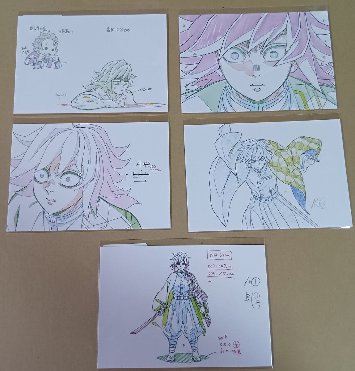 10枚 鬼滅の刃 冨岡義勇 柱展 原画 ポストカード｜Yahoo!フリマ（旧