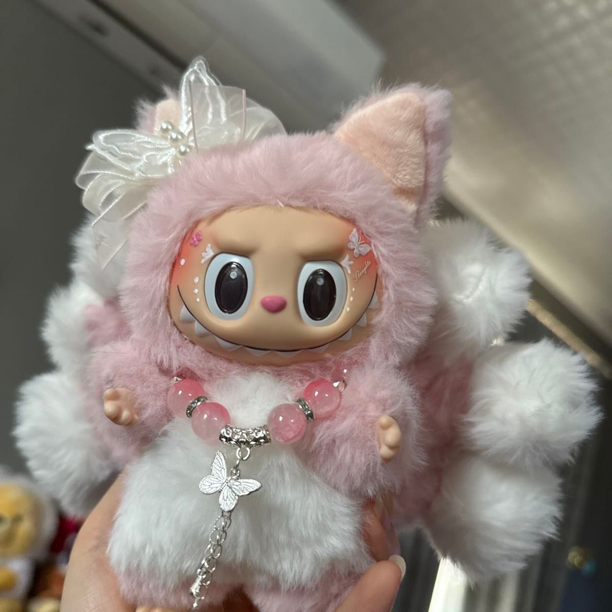 海外限定LABUBU ZIMOMOラブブ ぬいぐるみ ふわふわ ピンク｜Yahoo