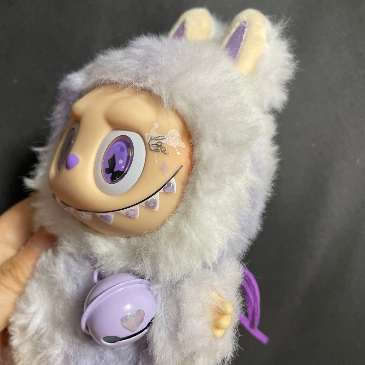 海外限定）ZIMOMO ジモモ ふわふわぬいぐるみ LABUBU パープル｜Yahoo