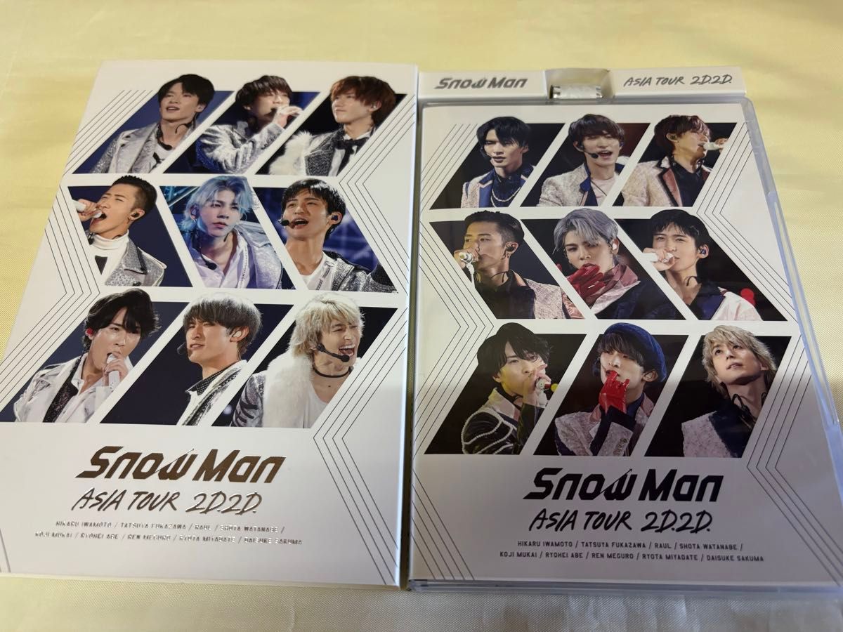 SnowMan ASIA TOUR 2D 2D 初回盤 通常盤 DVD セット オフショッ 写真