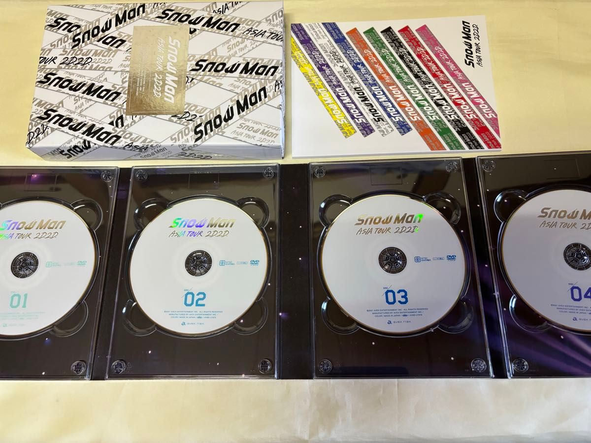 SnowMan ASIA TOUR 2D 2D 初回盤 通常盤 DVD セット オフショッ 写真