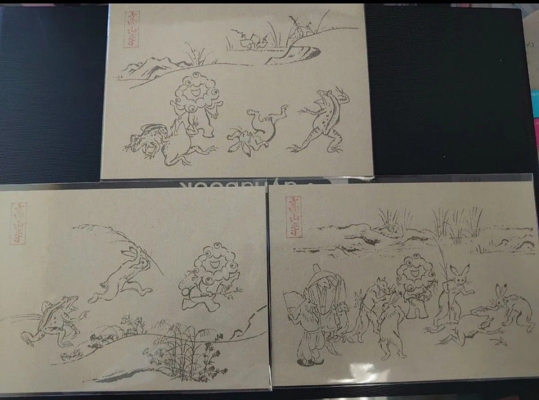 未開封】大阪万博 ミャクミャク 日本画 ポストカード 7枚セット 浮世絵