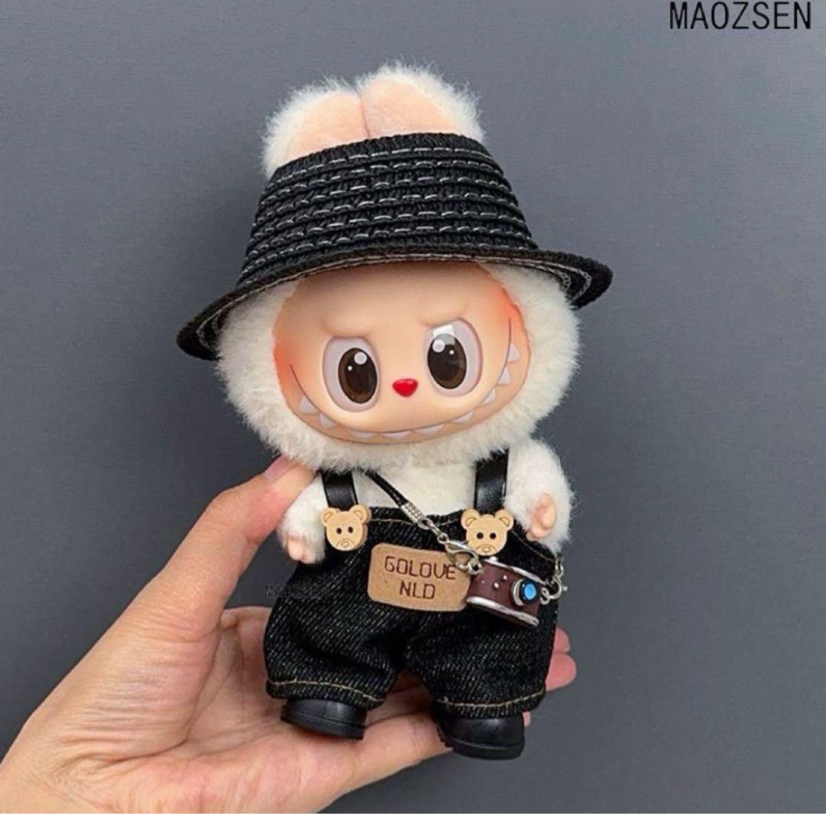 ラブブ Labubu ぬいぐるみ 17cm着せ替え服 ぬい服 5点セット｜Yahoo