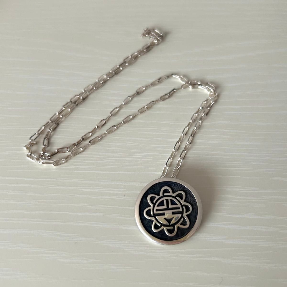 ネックレスサンフェイス ペンダントトップ（ホピ族）スターリング925