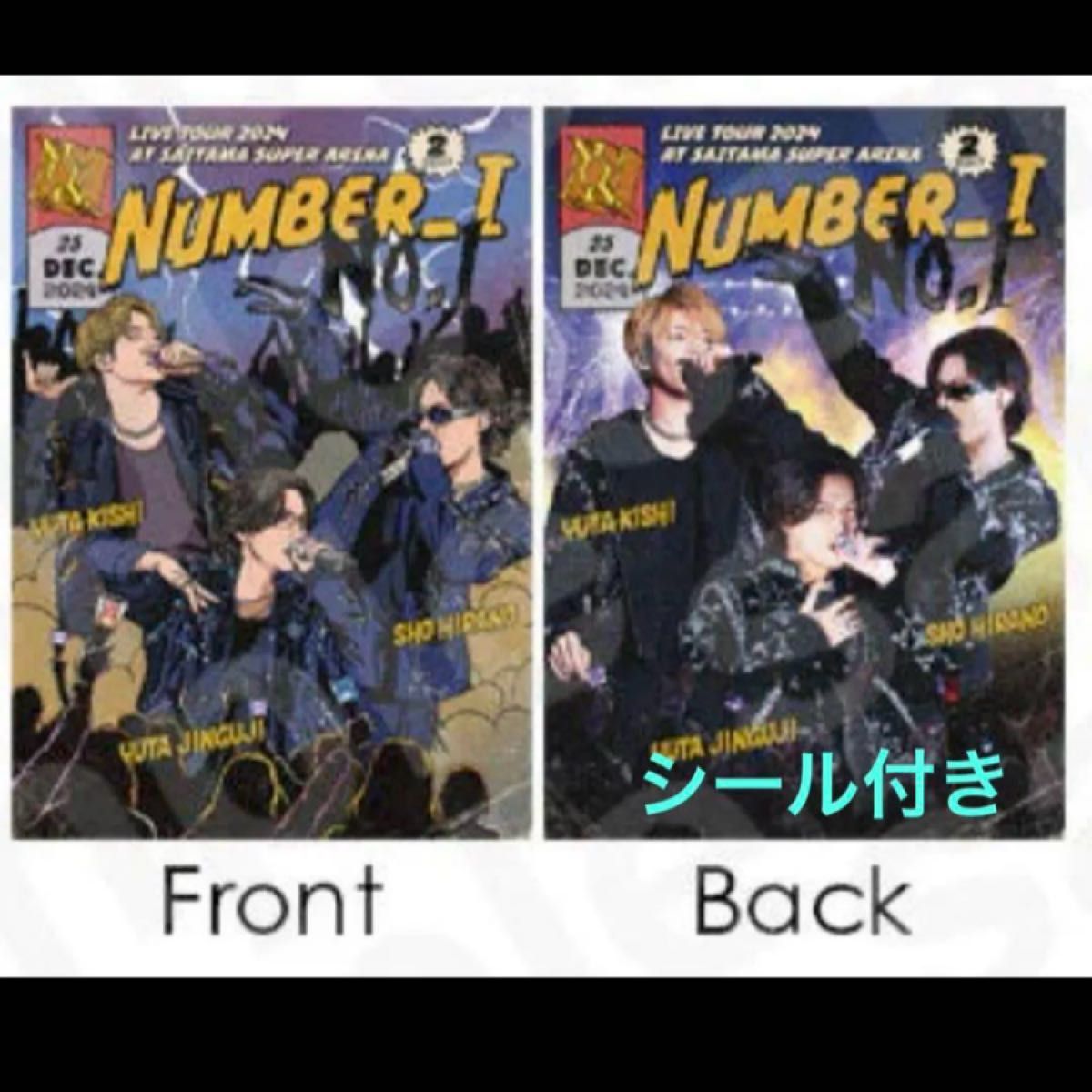 ポスター＋ステッカー】Number_i ナンバーアイLIVE TOUR 2024 No Ⅰ