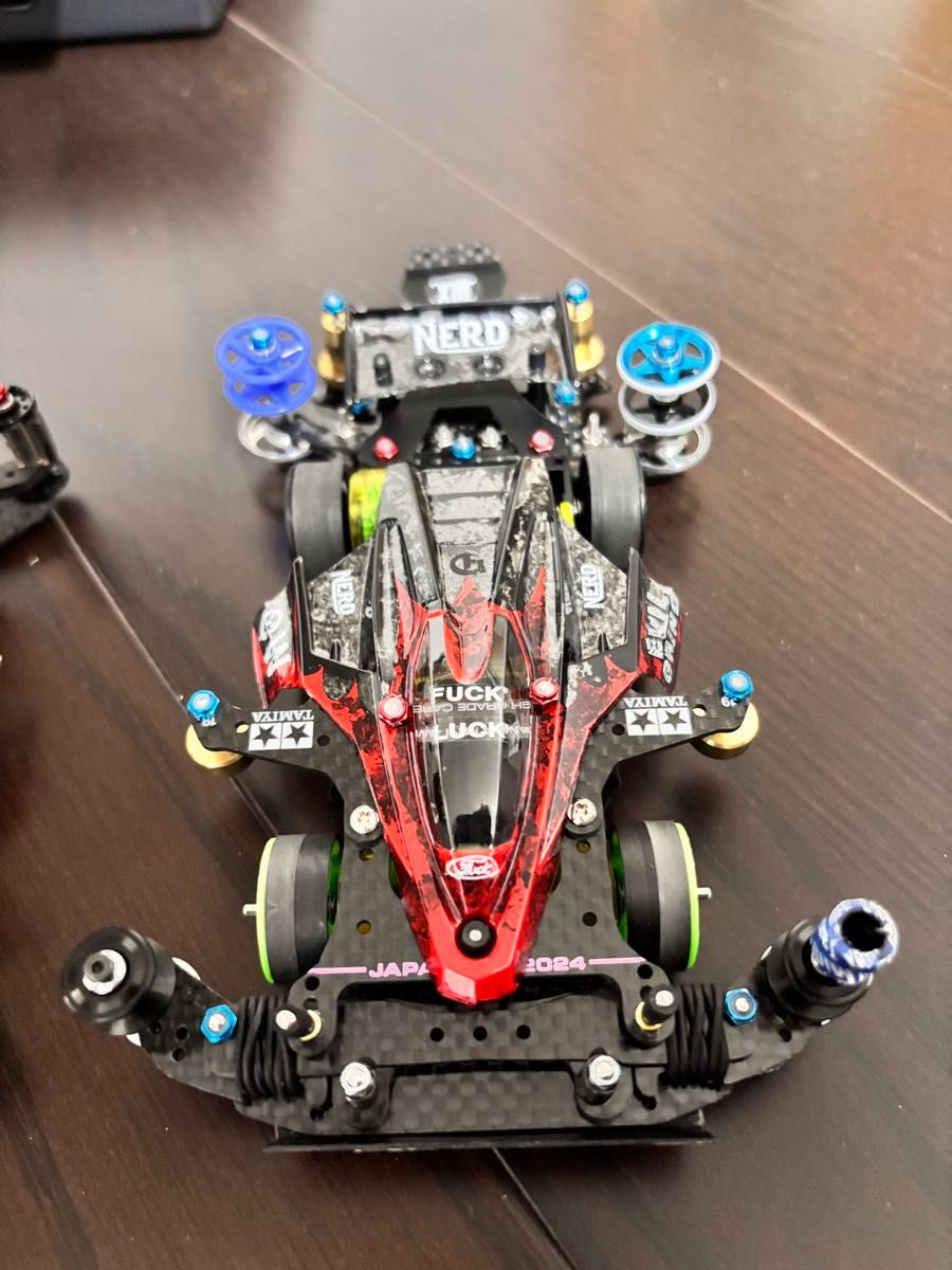 ミニ四駆 引退セット 超豪華 未使用品カーボンパーツ 慣らしモーター