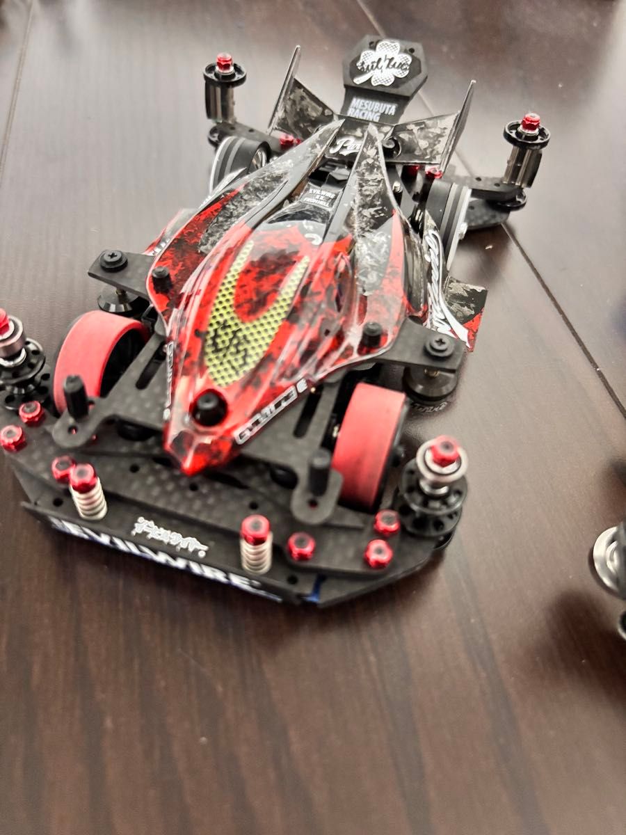 ミニ四駆 引退セット 超豪華 未使用品カーボンパーツ 慣らしモーター