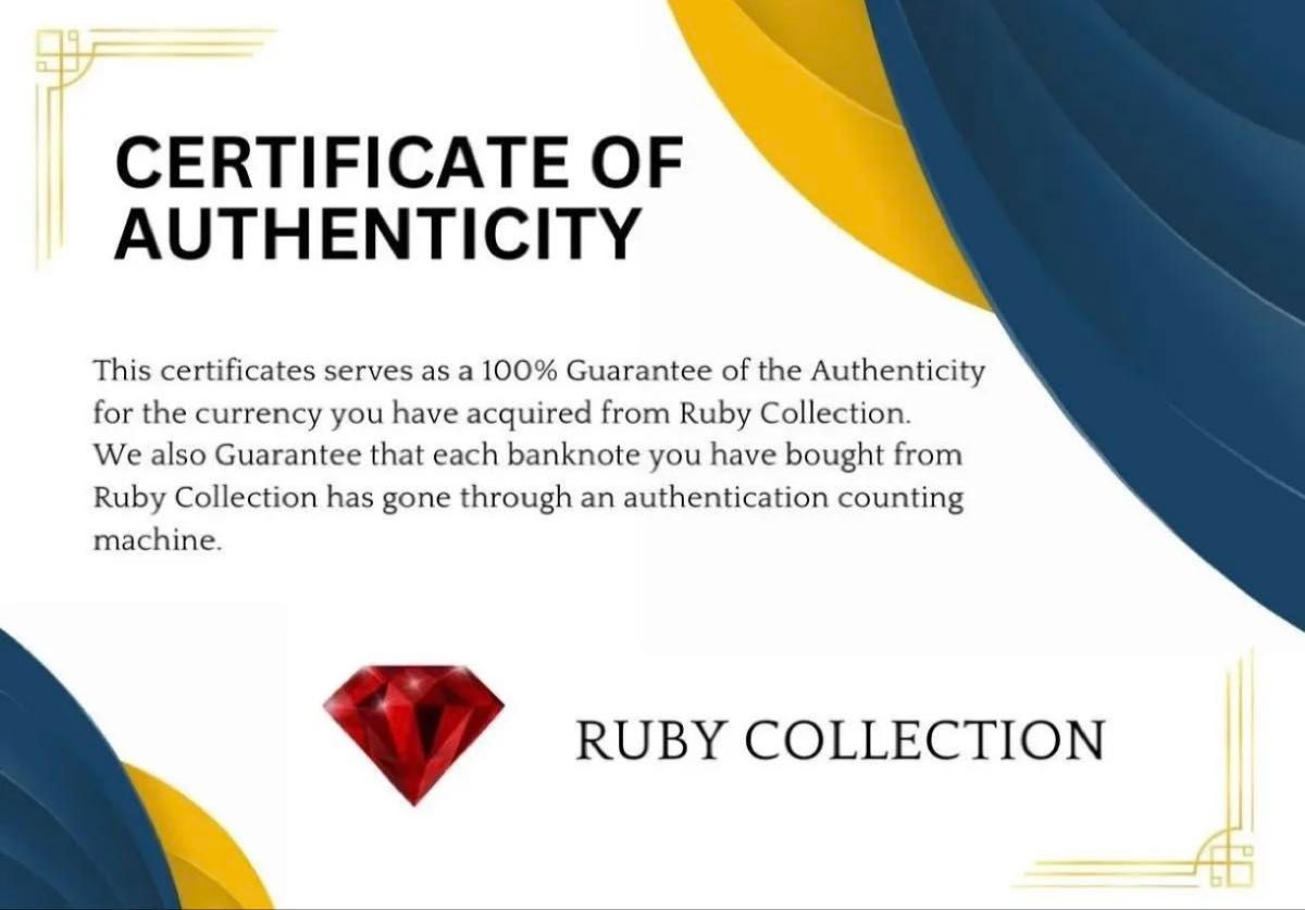 保証書付き】ジンバブエ 100兆ドル札 2008年 AAシリーズ 未使用 UV