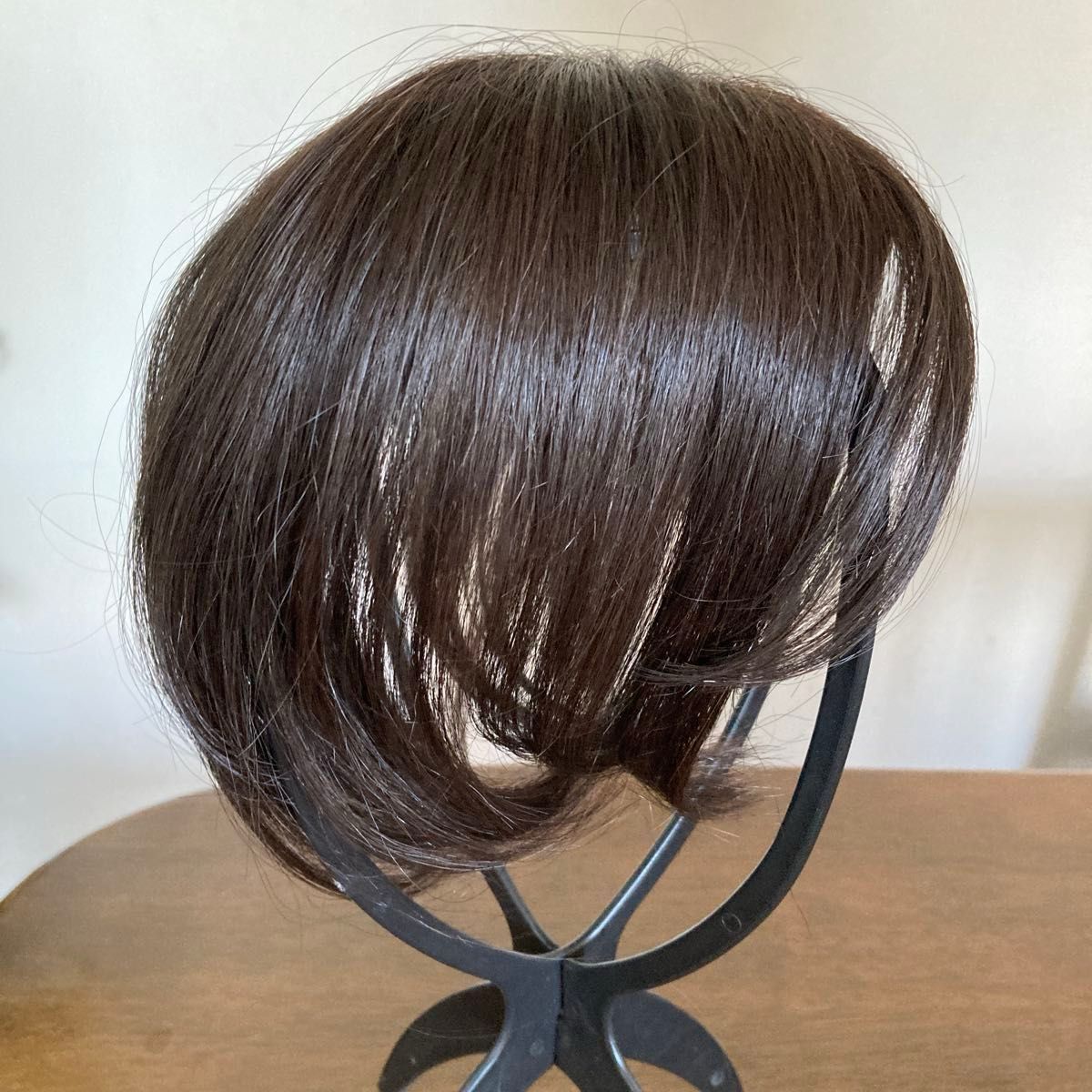 ウィッグユキ F41M ロングヘア部分ウィッグ 人毛40%MIX ダーク