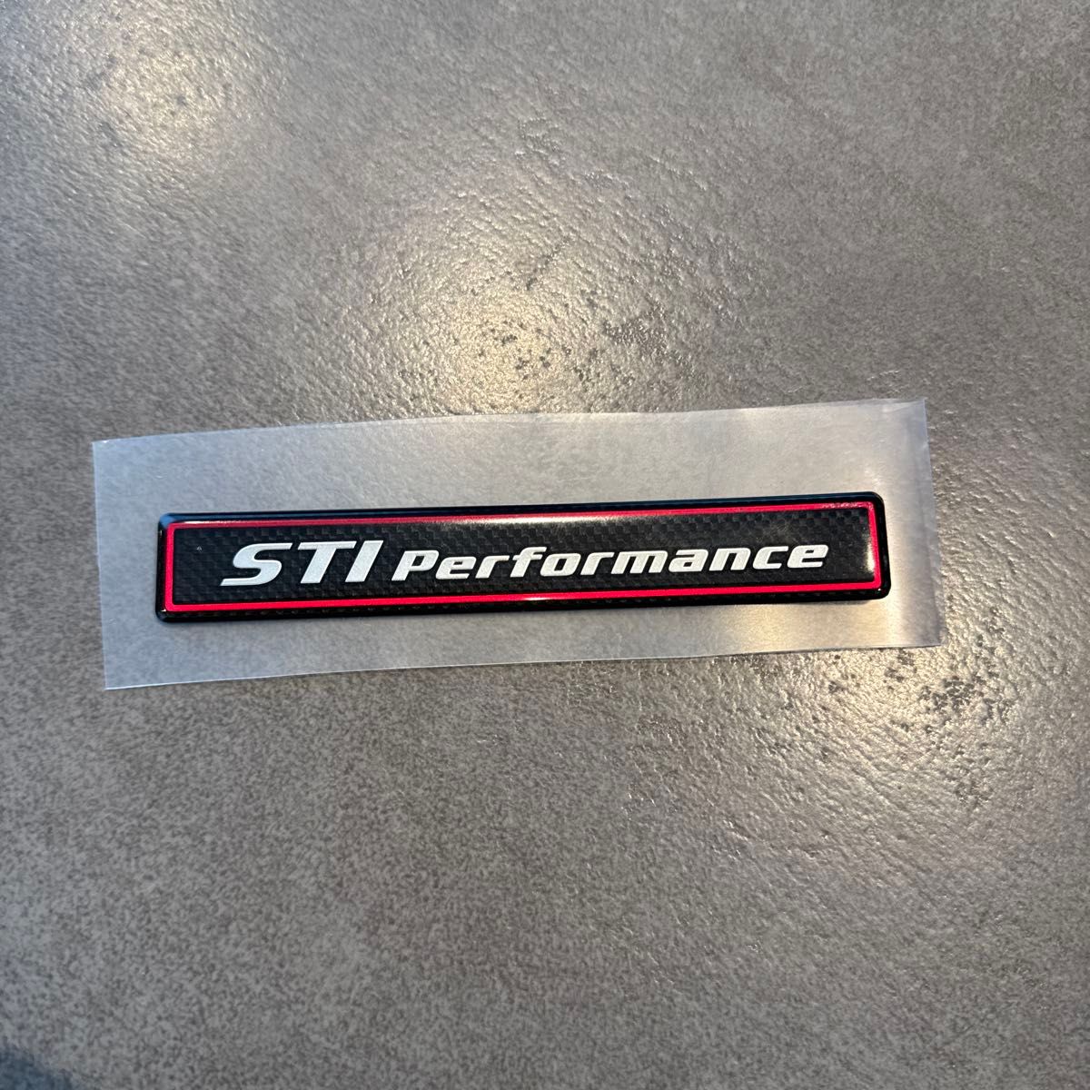 STI performance エンブレム オーナメント1枚 STIパフォーマンス