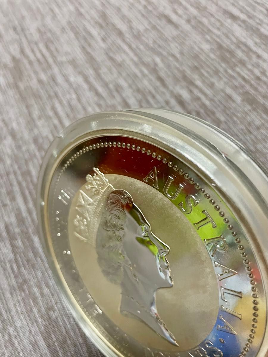 希少 】〜オーストラリア 特大プルーフ銀貨 30ドル〜エリザベス女王2世