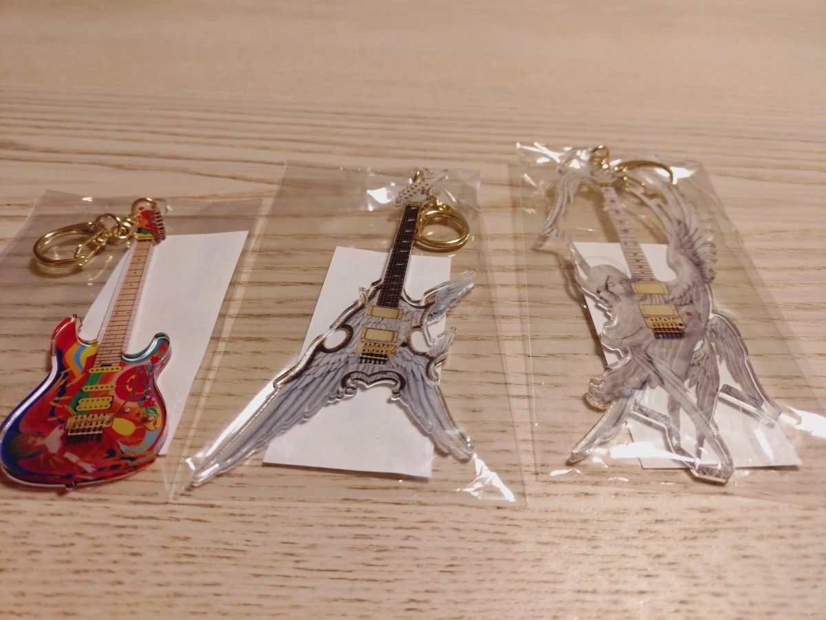 THE ALFEE 三越コラボ アクリルギターキーホルダー 3点セット 高見沢