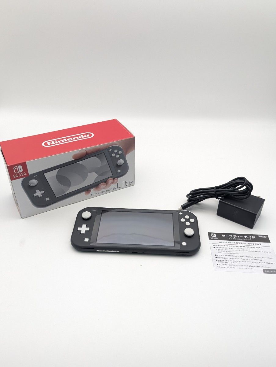 Nintendo Switch Lite グレー 初期化済み 箱付き 充電器付き｜Yahoo