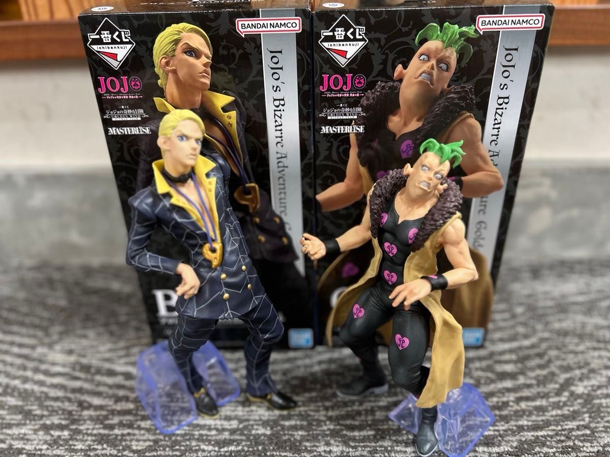 一番くじ ジョジョ 五部 暗殺チーム フィギュア 8体セット A賞B賞C賞D