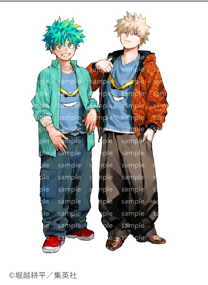 メンズノンノ 緑谷出久 爆豪勝己 僕のヒーローアカデミア ヒロアカ