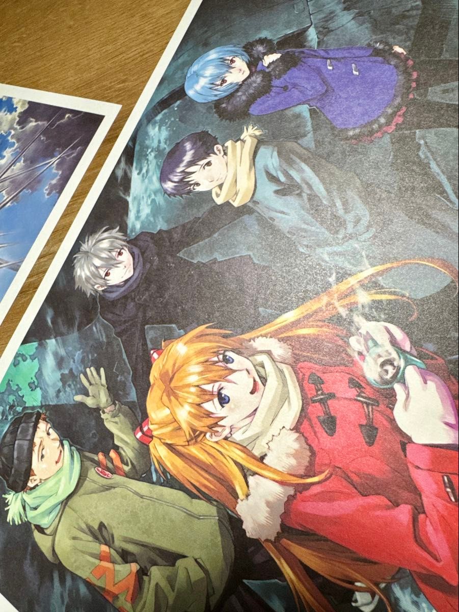 新世紀エヴァンゲリオン 愛蔵版 特典 複製原画 2枚セット A4サイズ
