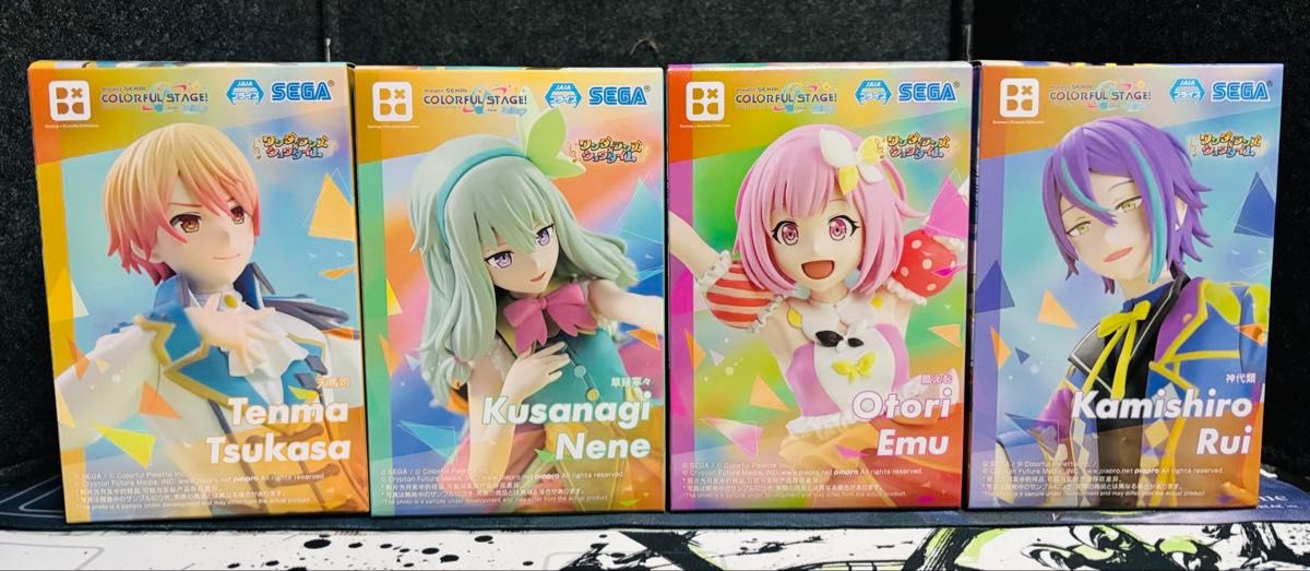 プロセカ4種セット】ワンダショ 天馬司 神代類 草薙寧々 鳳えむ