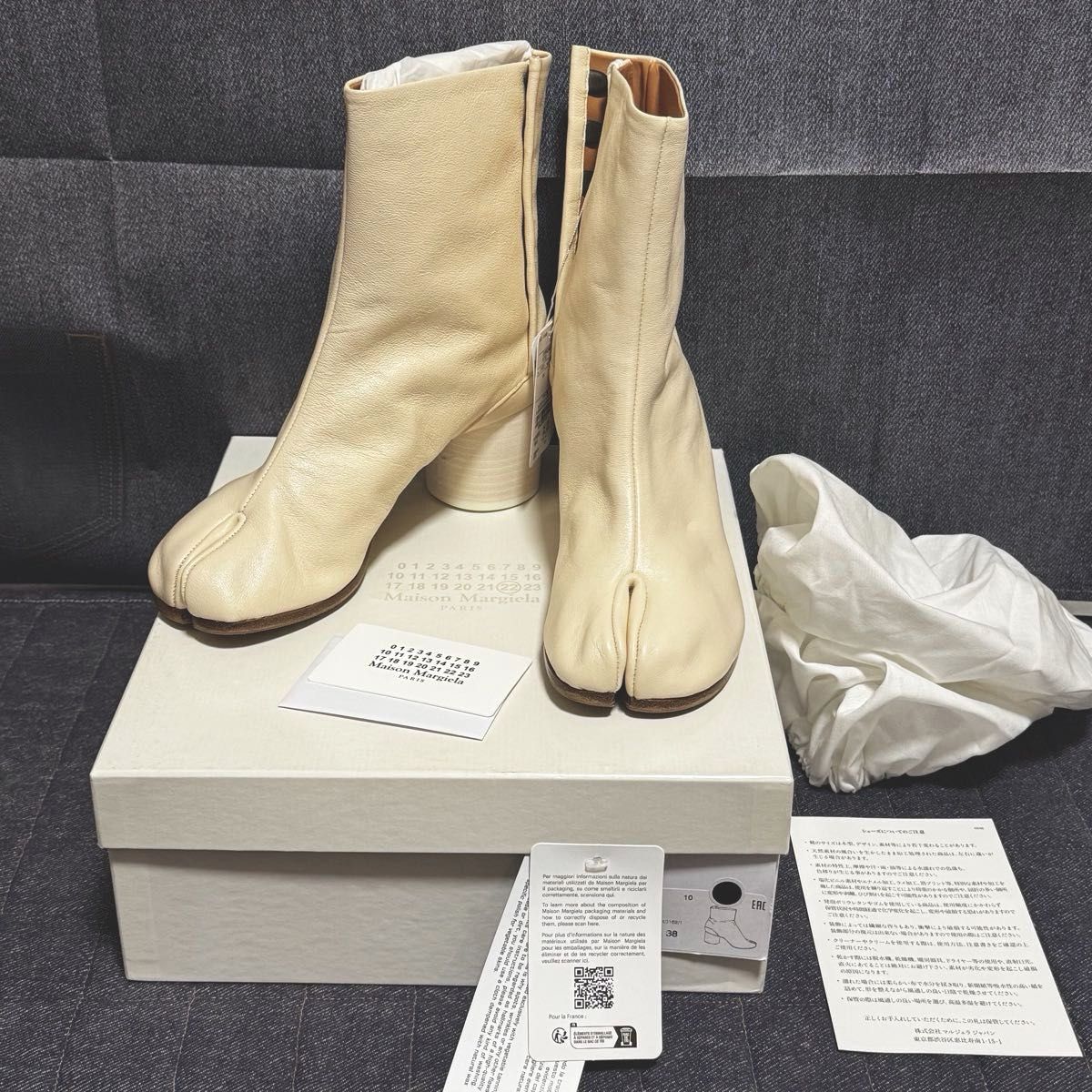確実正規品】希少Maison Margiela メゾンマルジェラ 足袋 ブーツ tabi
