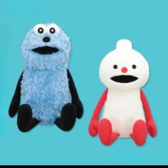 パペットスンスン おすわりBIGぬいぐるみ スンスン ノンノン 2種セット