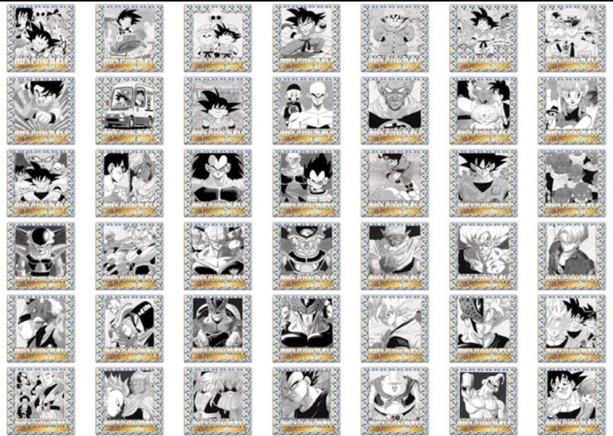 ドラゴンボール ウエハース シール 40周年記念 全42種 フルコンプ