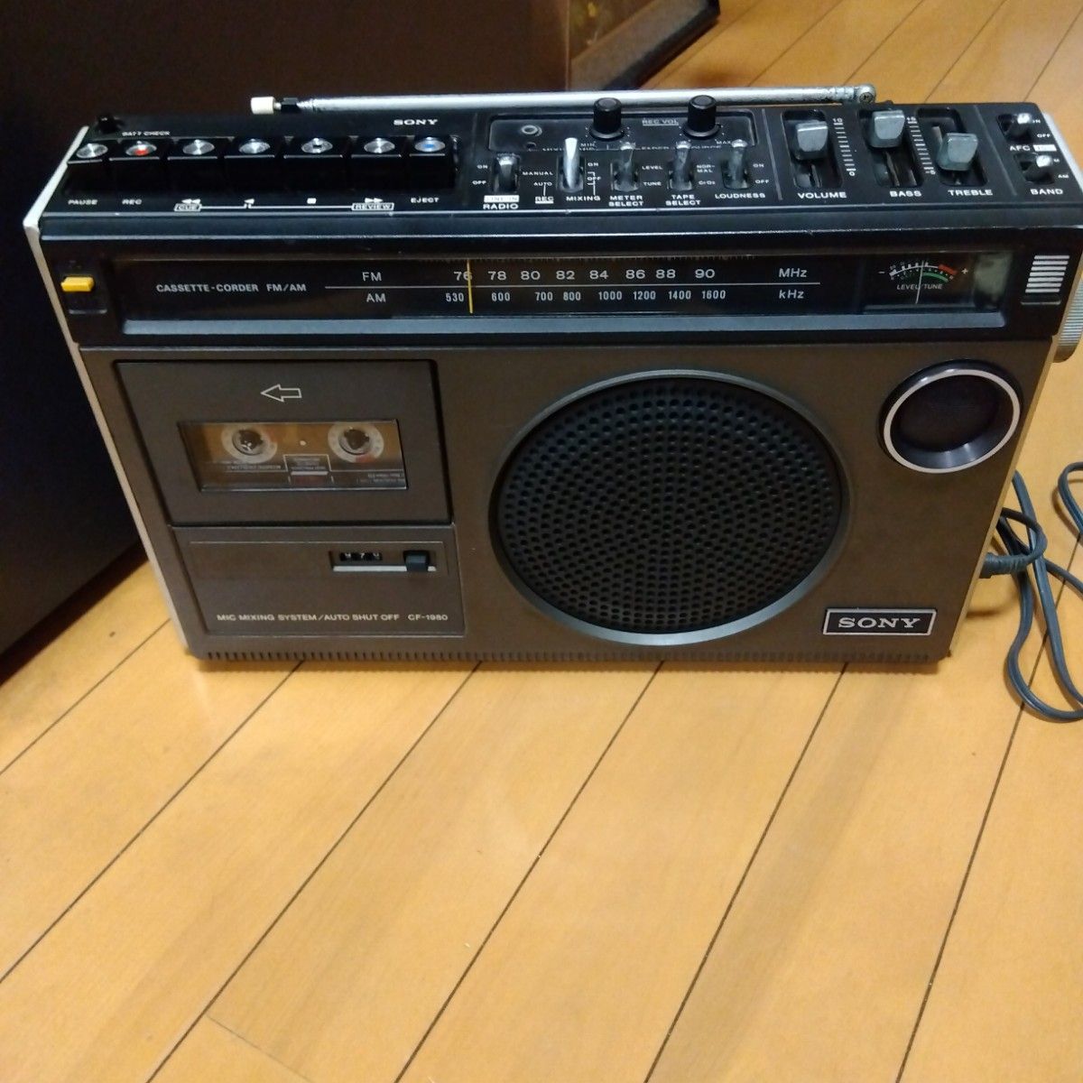 SONY レトロラジカセ CF-1980 ジャンク品｜Yahoo!フリマ（旧PayPayフリマ）