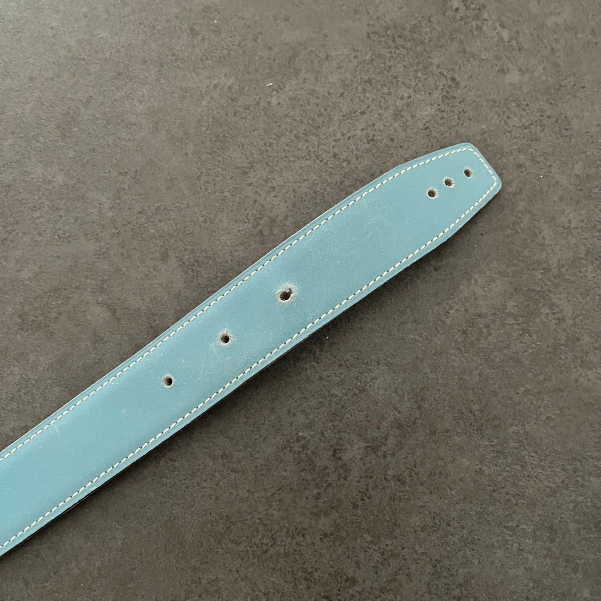 HERMES エルメス コンスタンス Hベルト ブルーシルバー金具 80｜Yahoo