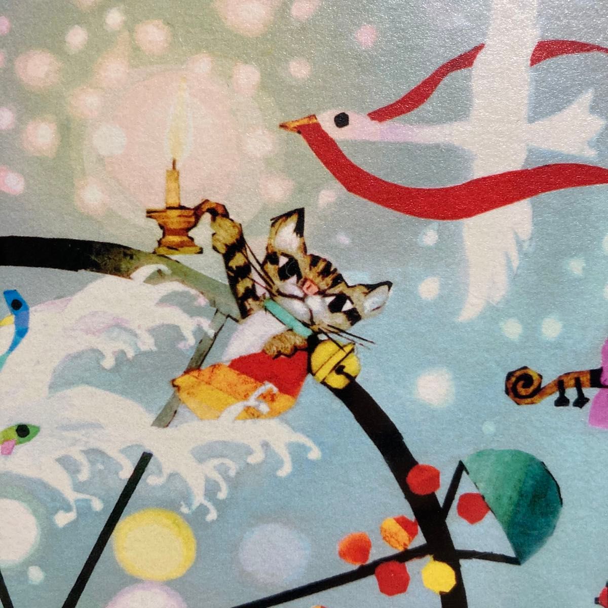 藤城清治 ケロヨン 直筆カラーペン画 藤城清治 ケロヨン 直筆カラー